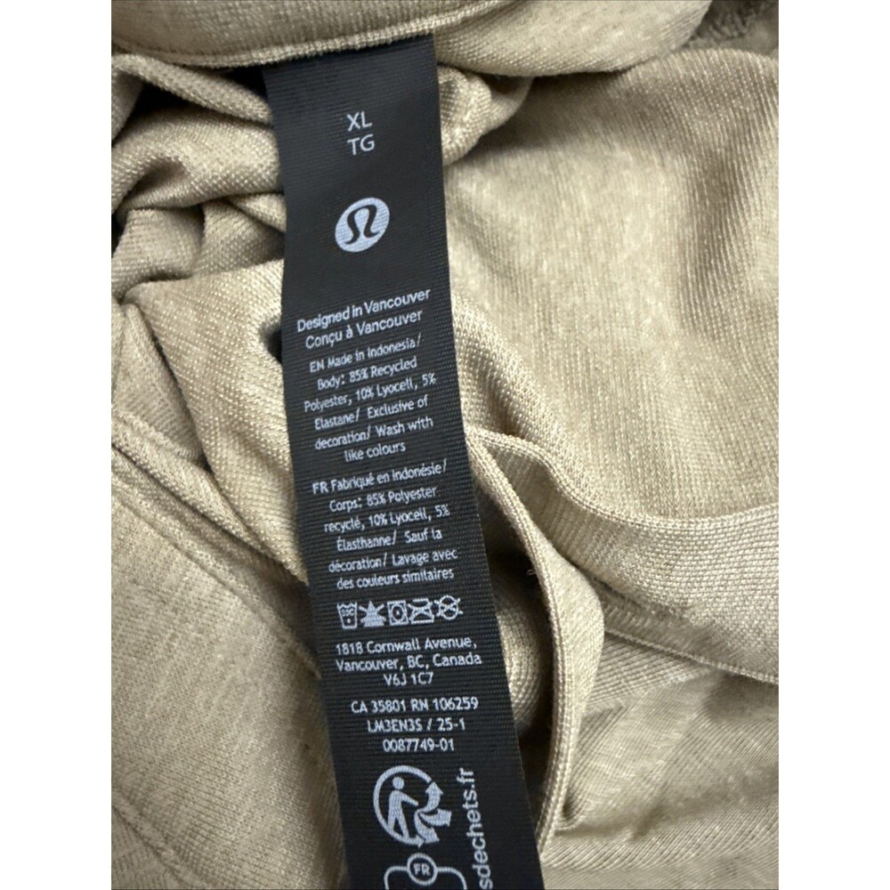 Lululemon Men’s Evolution Long Sleeve Polo Gray HSOK Golf Shirt Sz XL New $88 - Picture 3 of 4